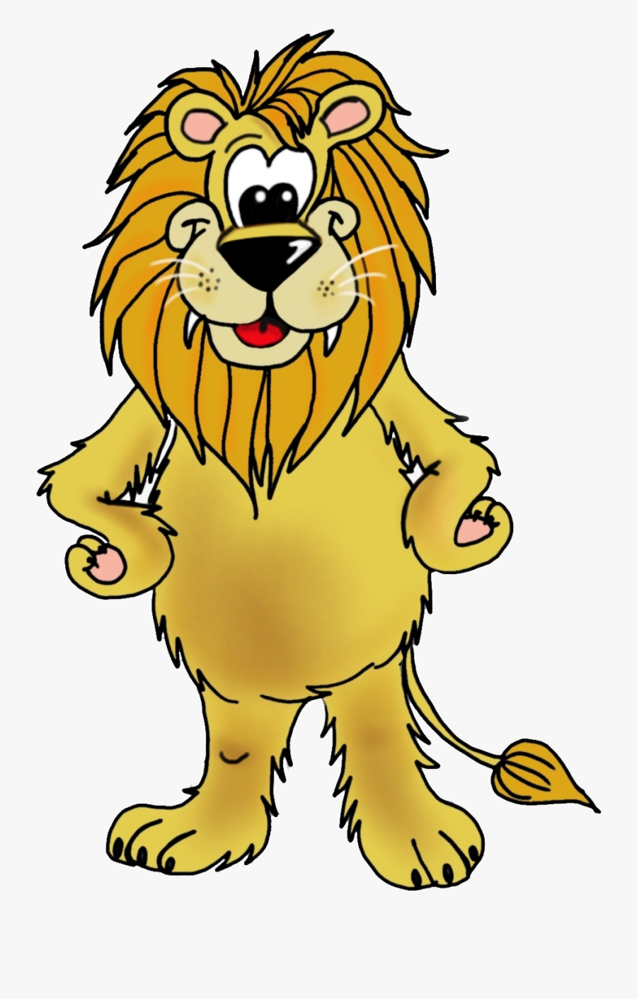 Free Custom Drawn Clipart By Jeanette Baker With A - Free Lion Clip Art, Transparent Clipart