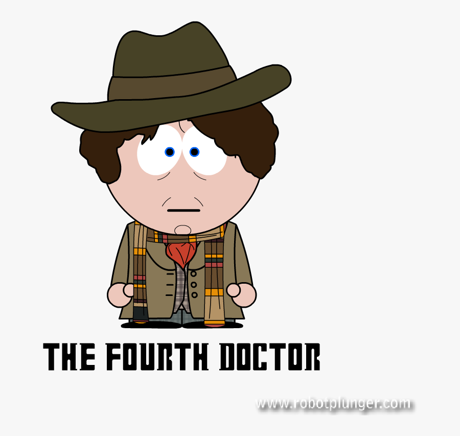 Transparent Dr Who Clipart - Doctor Who Tom Baker Cartoon, Transparent Clipart