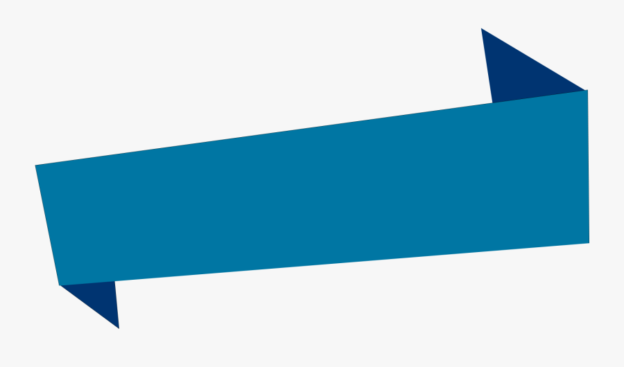 Ribbon Banner Png Image - Blue Banner Ribbon Png, Transparent Clipart