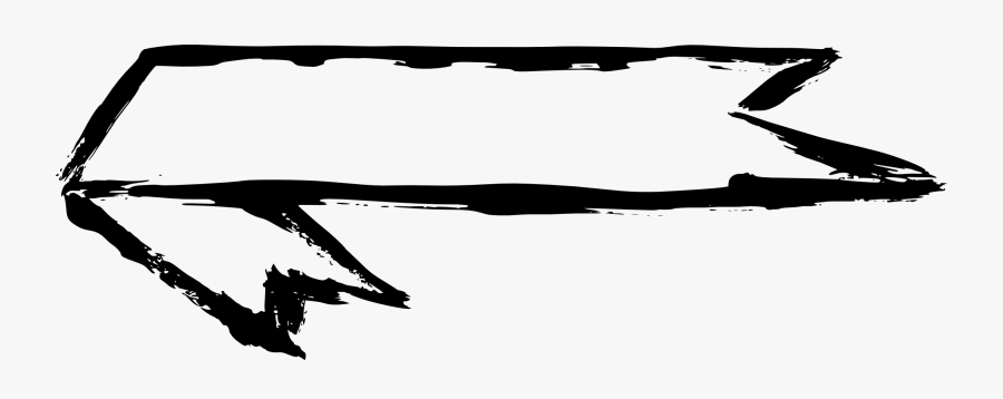 Drawn Ribbon Banner Png, Transparent Clipart