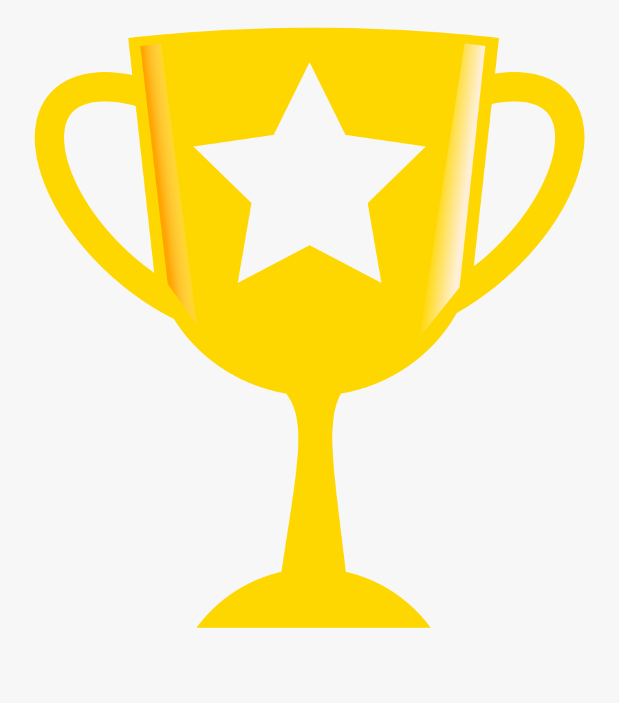 Trophy,cup,yellow - Trophy Icon .png, Transparent Clipart