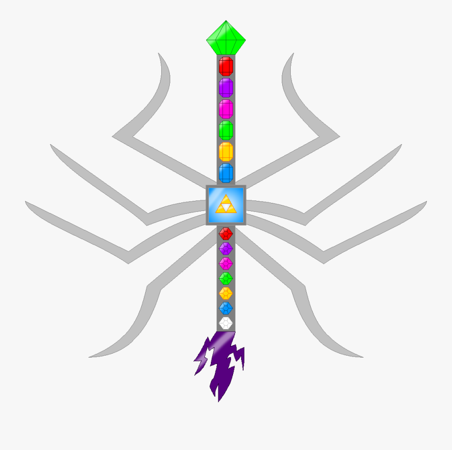 Infinity Staff, Transparent Clipart