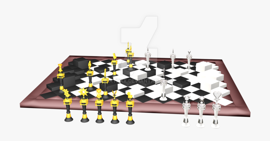 Kingdom Recreation Chessboard Game Chess Hearts Iii - 王國 之 心 3 棋子, Transparent Clipart