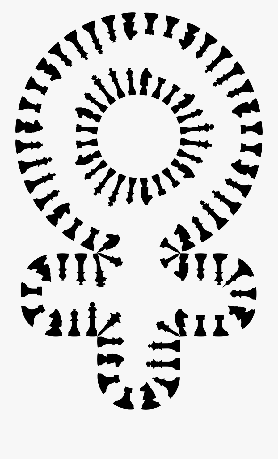 Female Symbol Chess Pieces Clip Arts - Vintage Royal Crown Pomade, Transparent Clipart