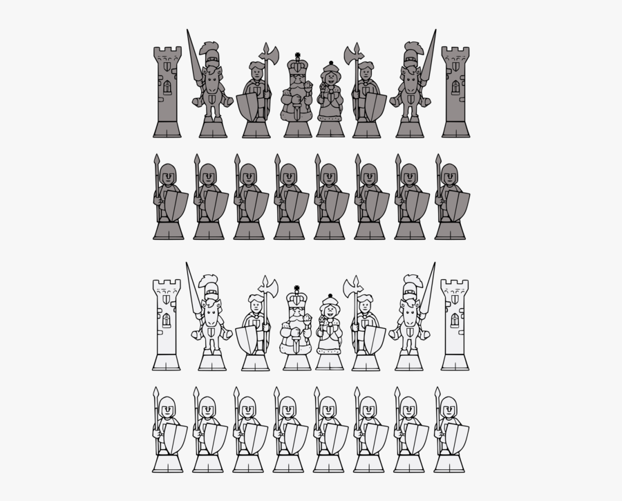 Human Behavior,line Art,recreation - Chess Worksheet, Transparent Clipart