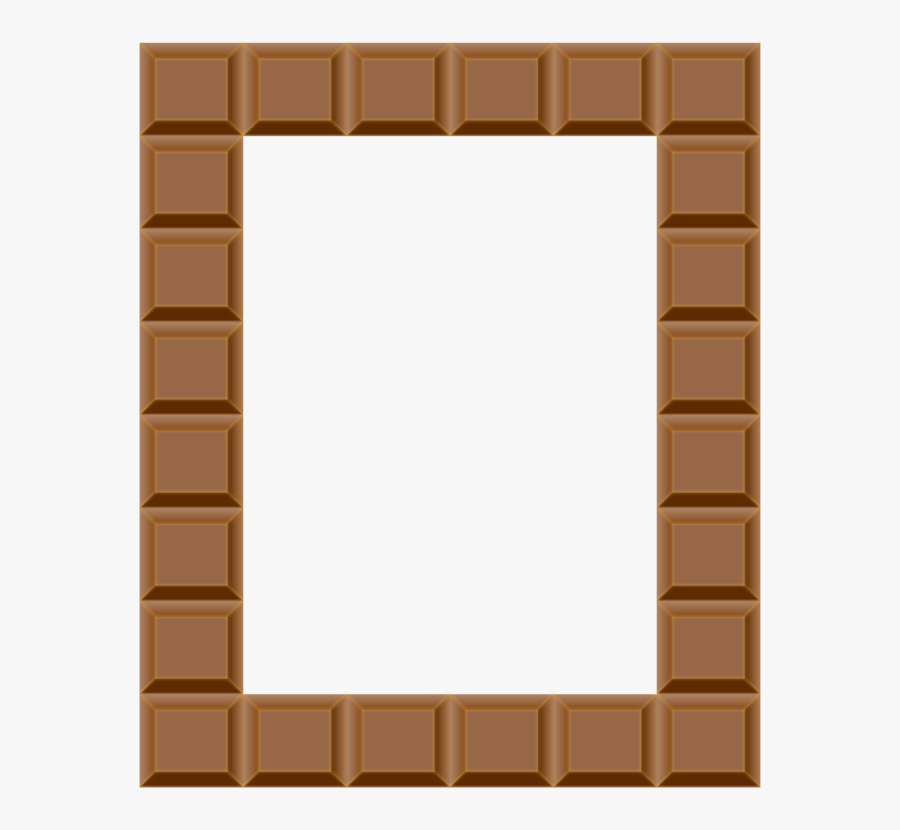 Picture Frame,square,angle - Chocolate Frame Png, Transparent Clipart