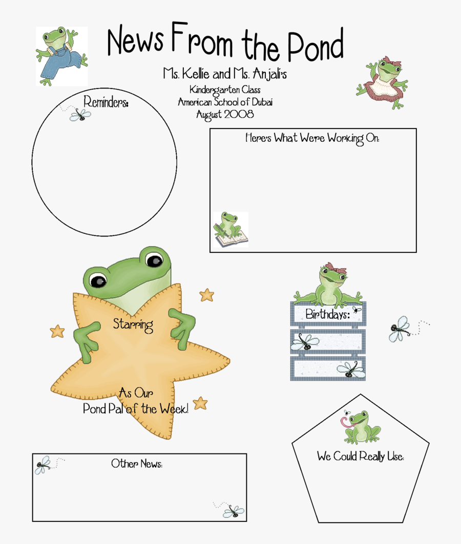 Classroom Newsletter, Transparent Clipart