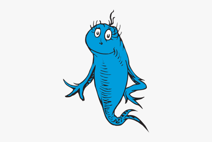 Dr Seuss Fish Png, Transparent Clipart