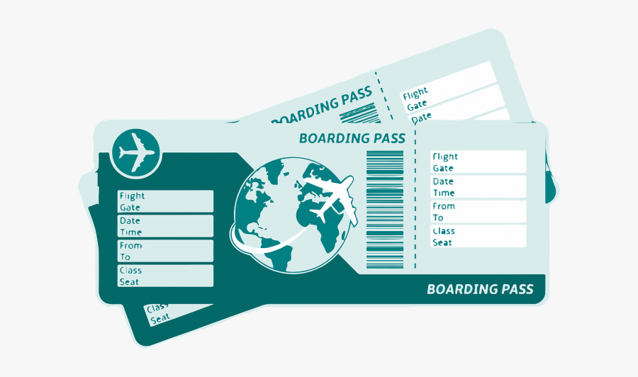 Lime Vpn, Boarding Pass - Airline Tickets, Transparent Clipart