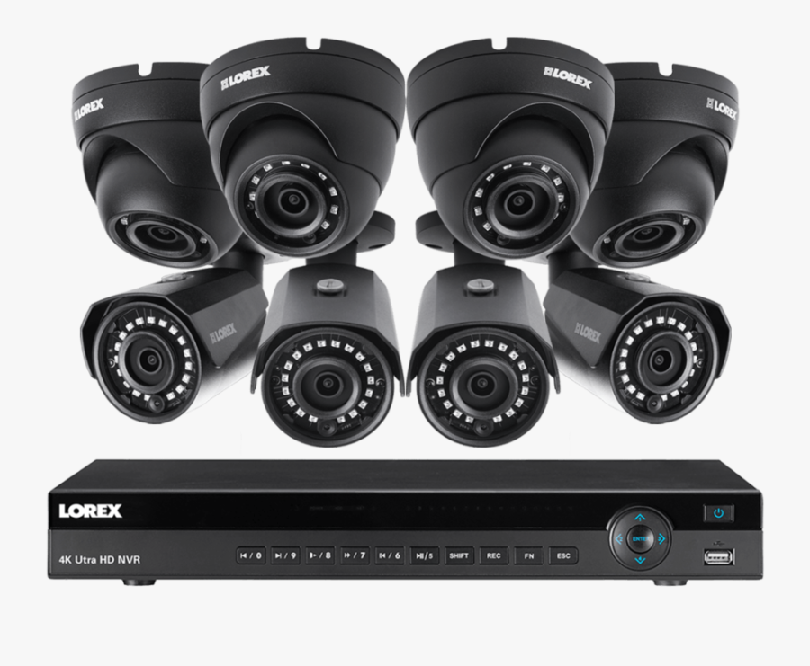 Transparent Security Cameras Clipart - Closed-circuit Television, Transparent Clipart