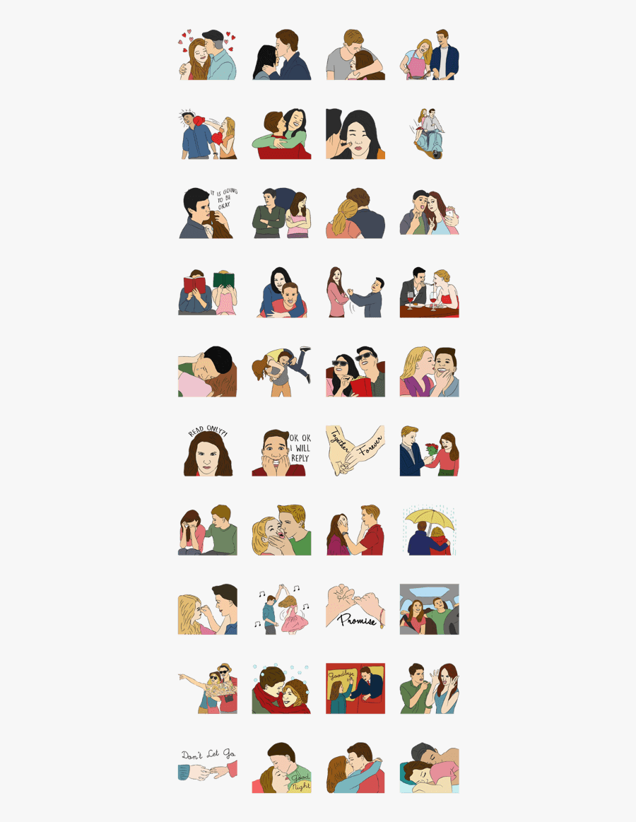 Hugs And Kisses - Hugs And Kisses Sticker, Transparent Clipart