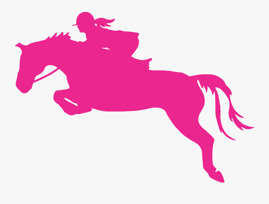 Hunter Jumper Vinyl Decal - Horse Jumping Quote, Transparent Clipart