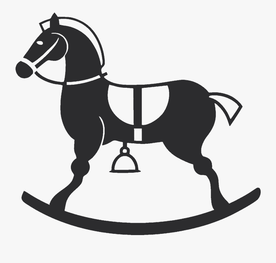 Rocking Horse Toy Silhouette Image - Rocking Horse Silhouette Png, Transparent Clipart