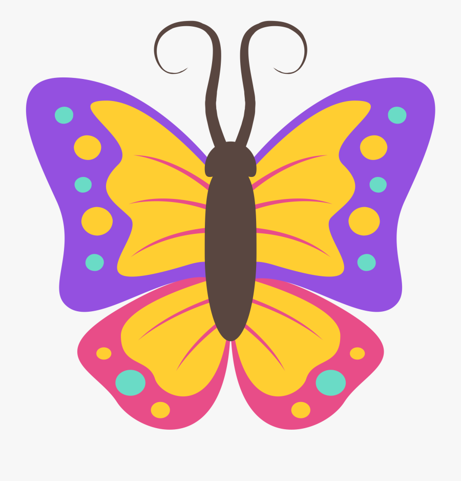 Transparent Monarch Clipart - 🦋 Emoji, Transparent Clipart