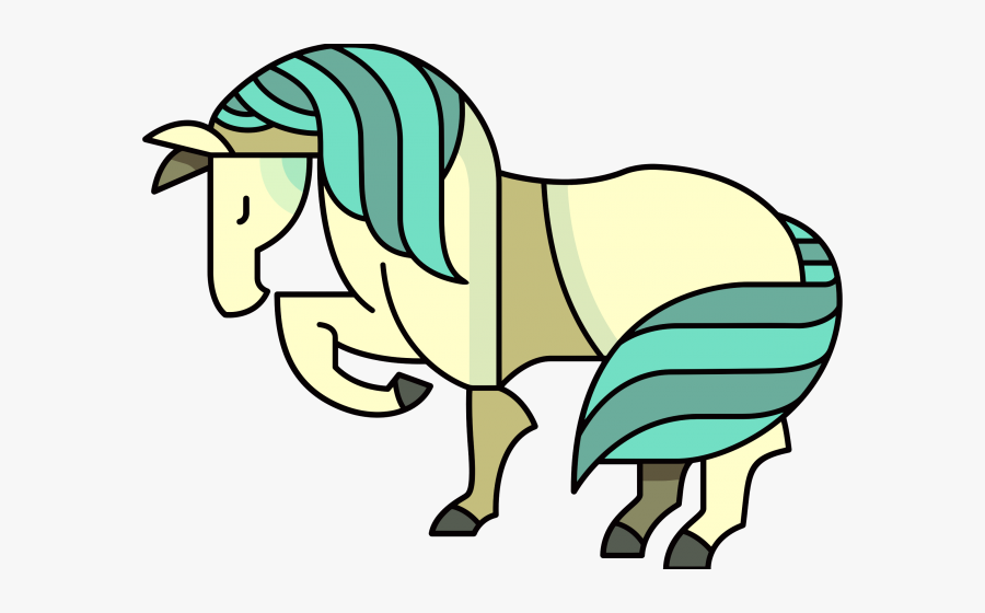 Horse Clipart Vector - Unicorn Png Cartoon, Transparent Clipart