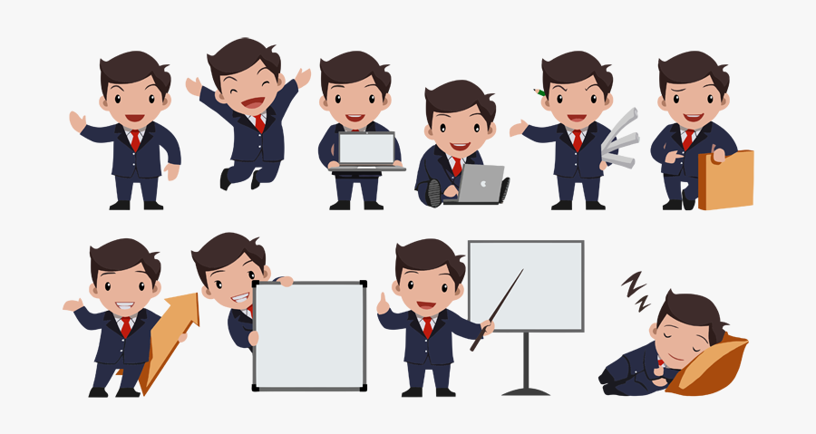 Clip Art Free Mascot Packages Creator - Cartoon Group Business Png, Transparent Clipart