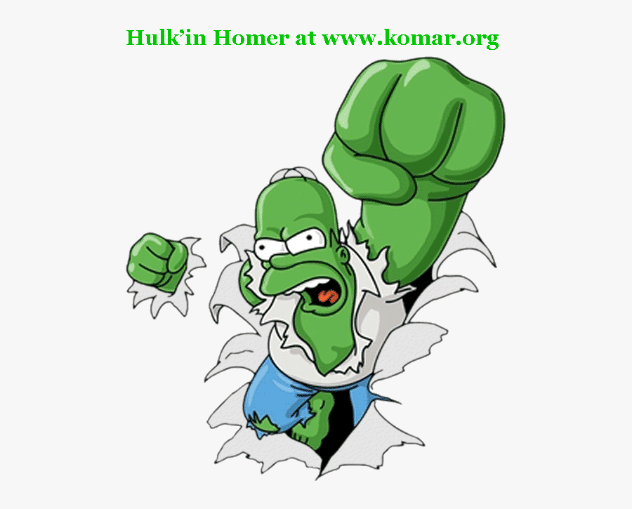 Ar/simpsons Photos/wallpapers/homer Hulk I Found A - Simpsons Hulk, Transparent Clipart
