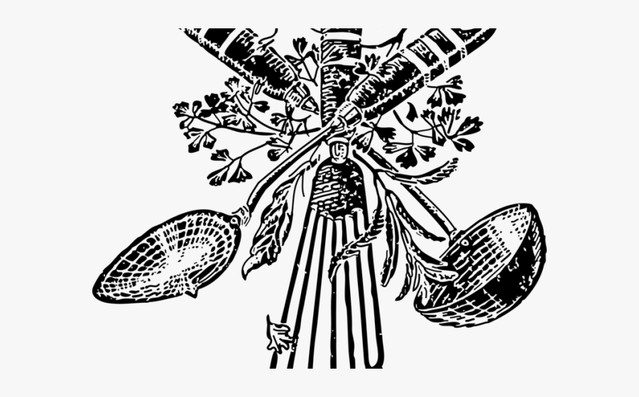 Drawn Cooking Utensils Png, Transparent Clipart