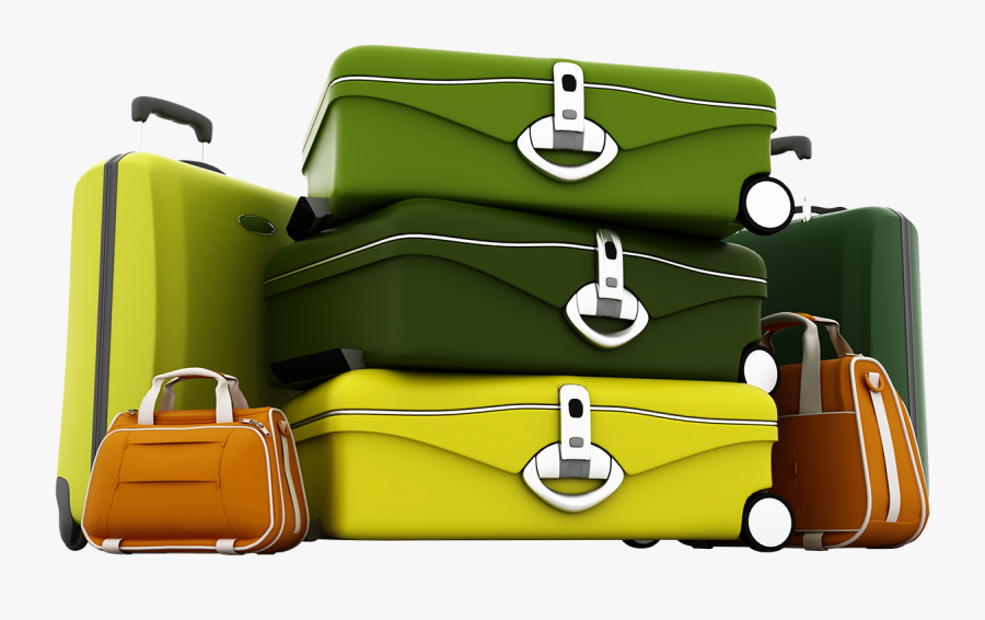 Picture - Suitcases Png, Transparent Clipart