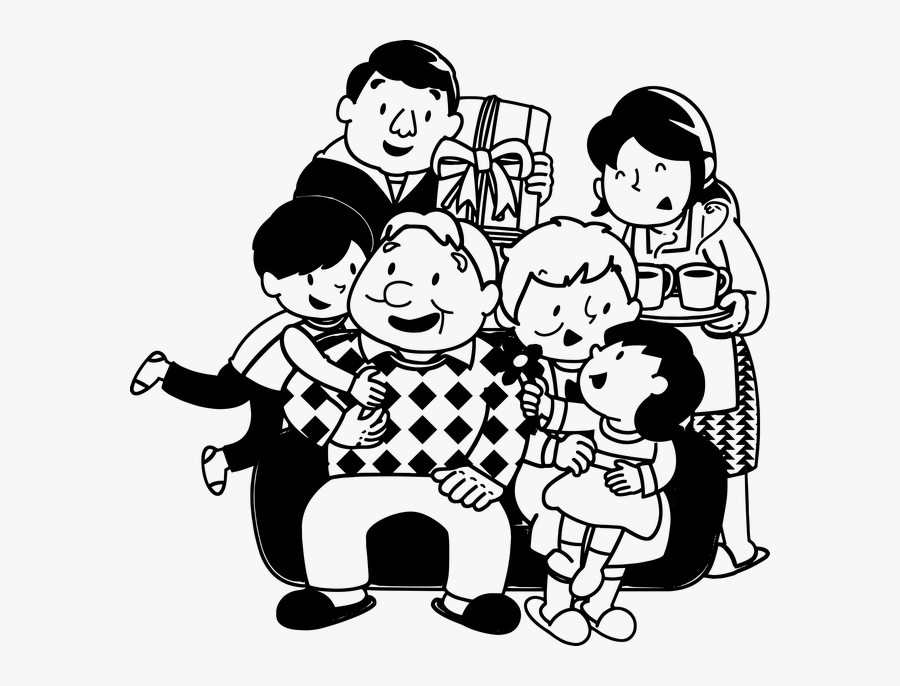 Grandparents Kids Bake Vegan Cupcakes - Easy Family Word Search, Transparent Clipart