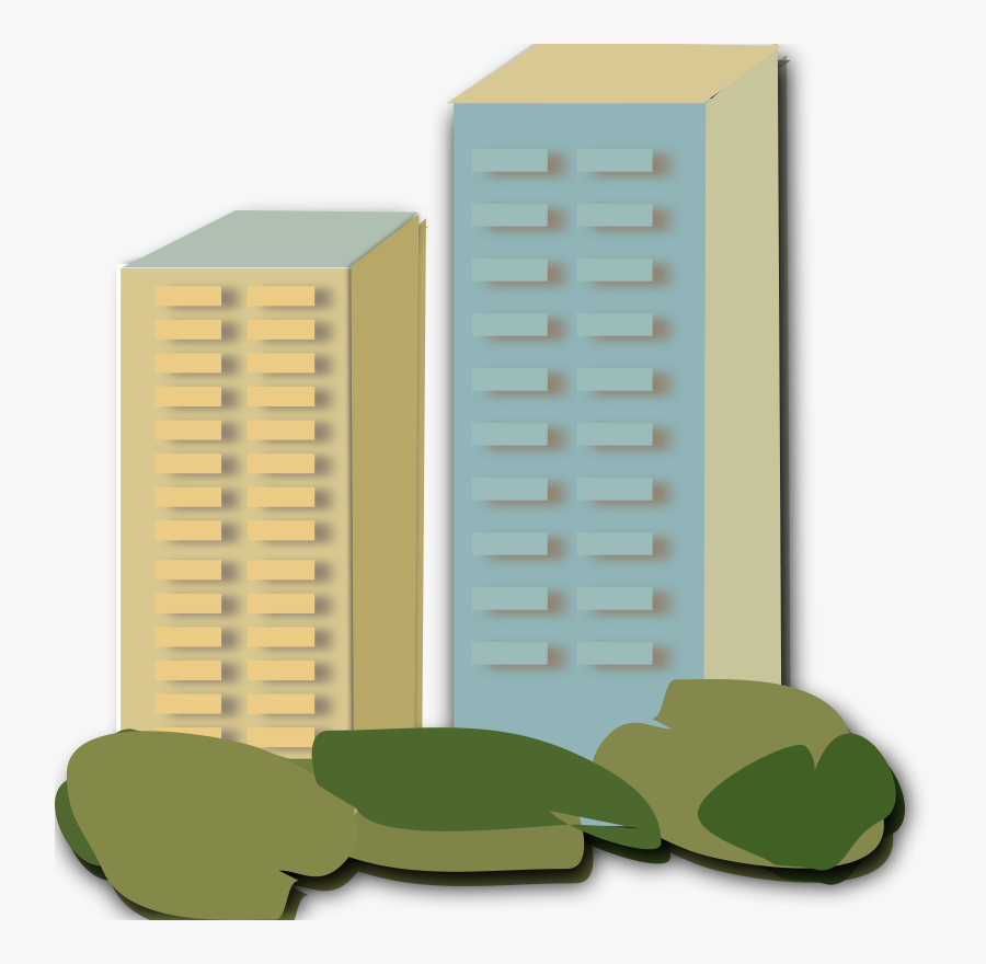 Buildings Clip Art Download - Block Of Flats Clipart, Transparent Clipart