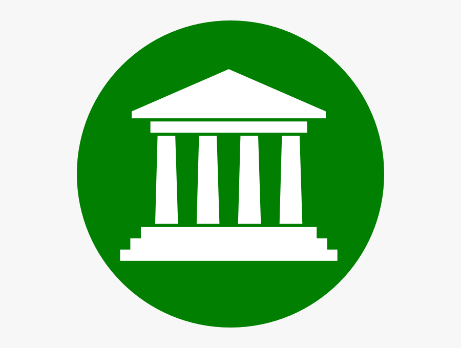 White Government Icon Png, Transparent Clipart