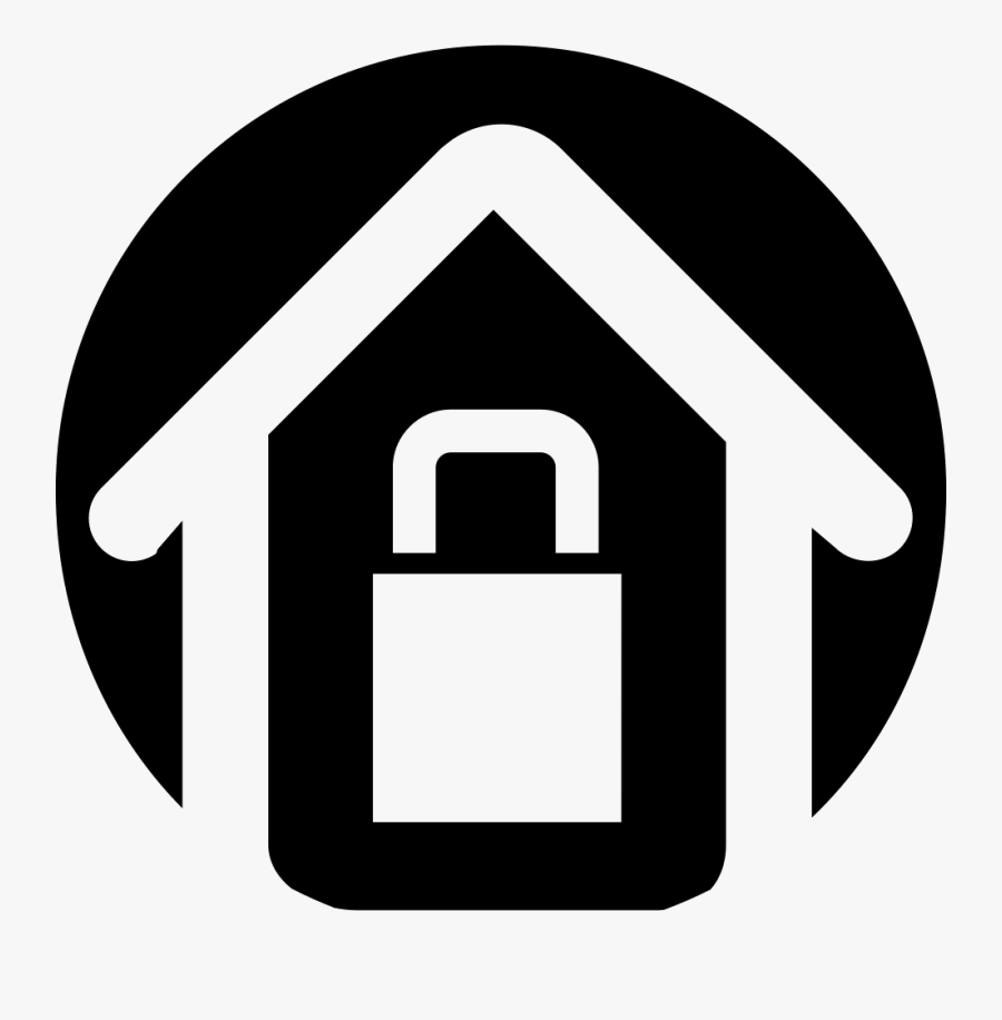 Transparent House Outline Png - Icono Casa Fondo Negro, Transparent Clipart