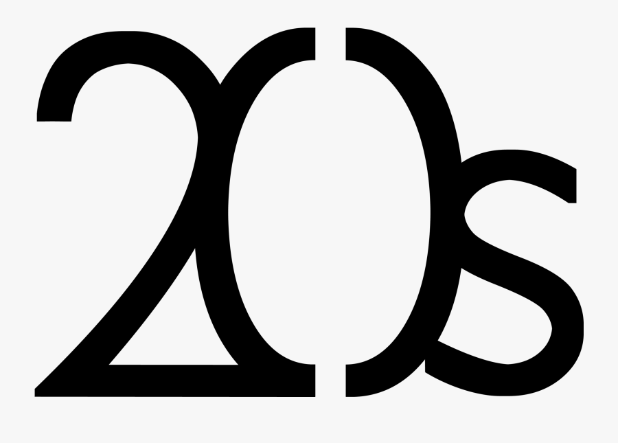 Clip Art S For Twenties - 20's Logo, Transparent Clipart