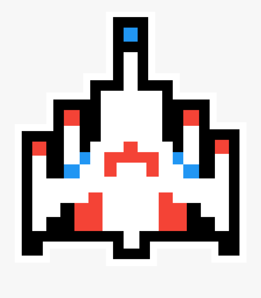 8 Bit Spaceship Png, Transparent Clipart