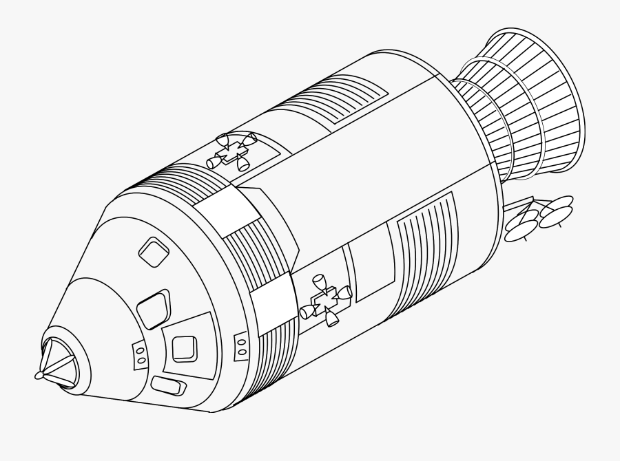 Spacecraft Drawing Apollo Transparent Png Clipart Free - Lok Soyuz, Transparent Clipart