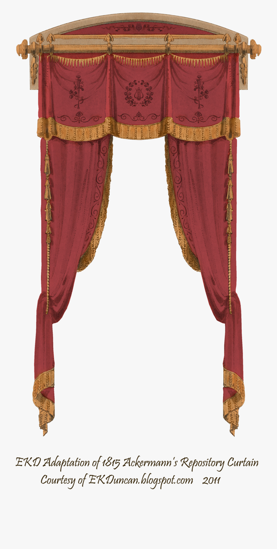 Curtain, Transparent Clipart