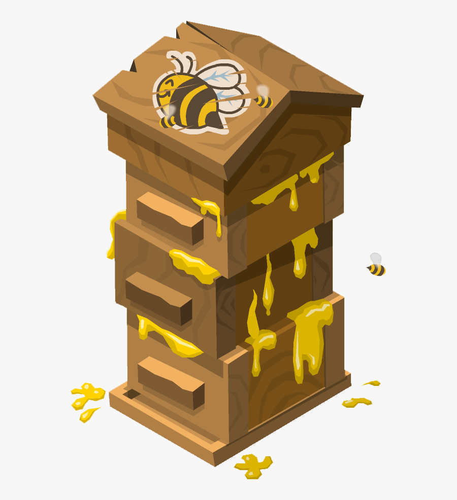 Bee Home, Transparent Clipart
