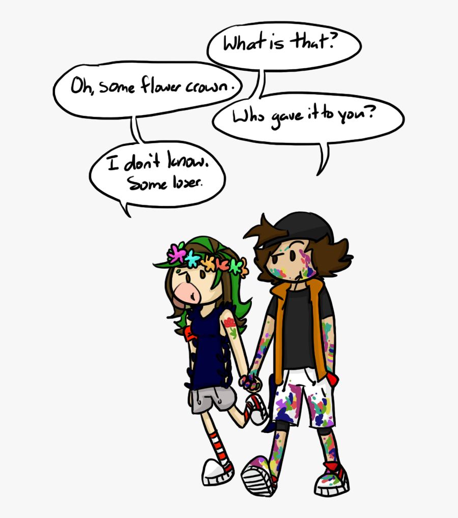 Basic Bitch Flower Crown, Transparent Clipart