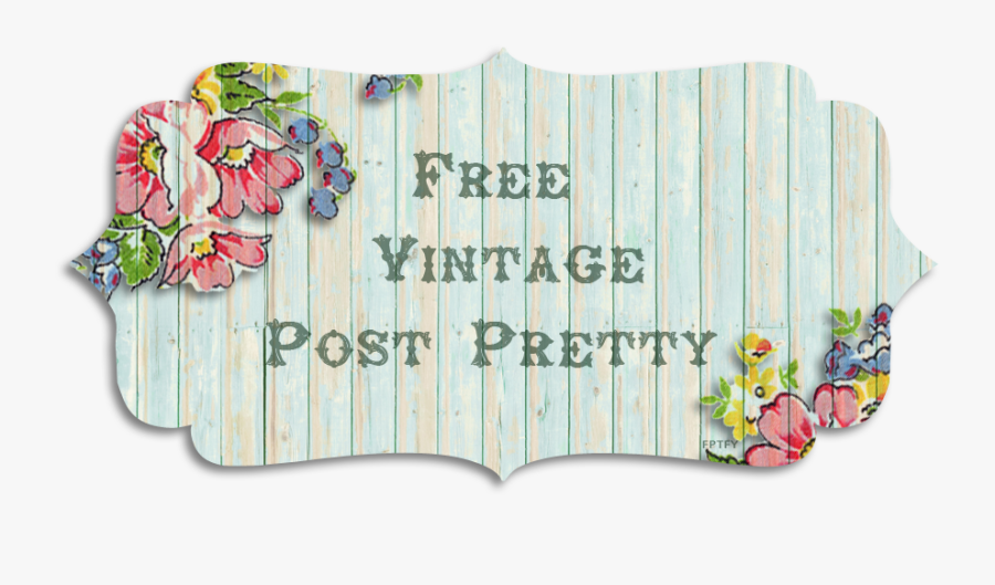 Shabby Chic Banner, Transparent Clipart