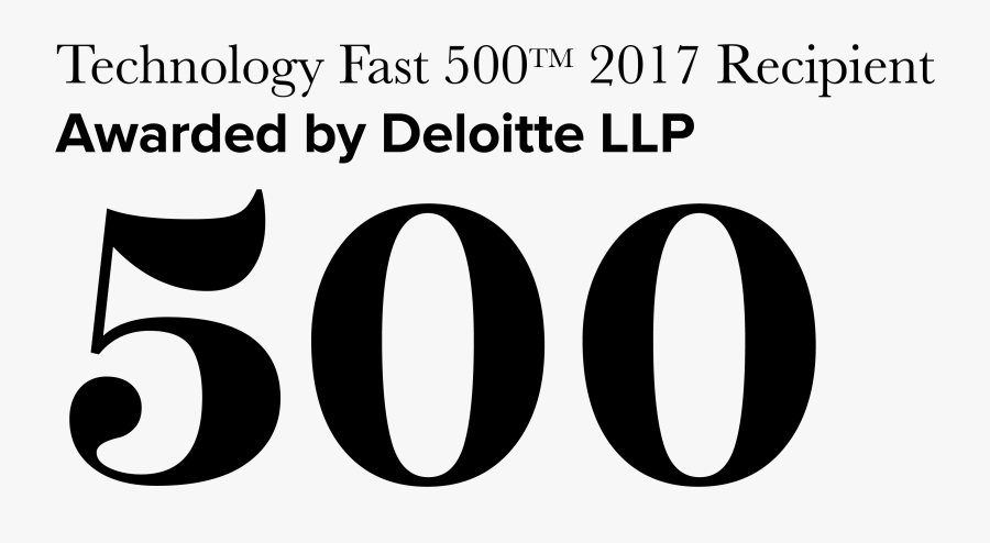 Deloitte Fast 500 Tech Logo - Circle, Transparent Clipart