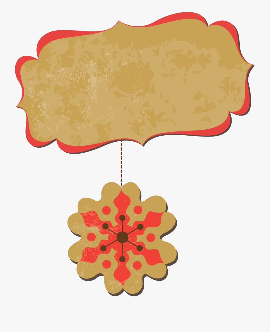 Transparent Vintage Banner Clipart - Xmas Wishes To Best Friend, Transparent Clipart