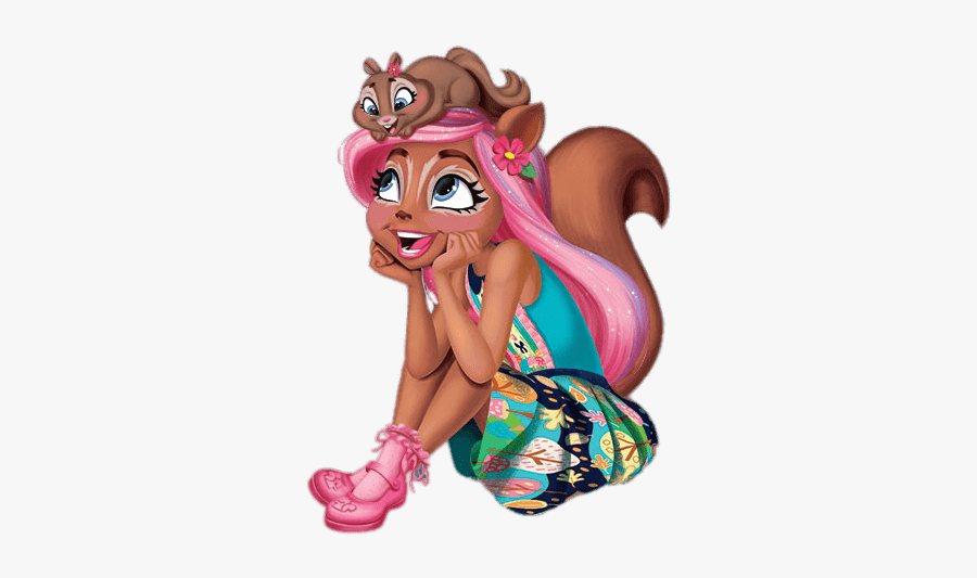 Enchantimals Sancha Squirrel And Stumper - Sancha Squirrel Enchantimals Squirrel, Transparent Clipart
