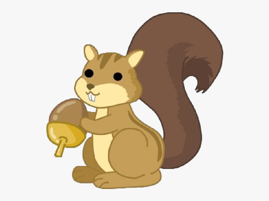 Squirrel Cartoon Clipart - Squirrel Story In English, Transparent Clipart