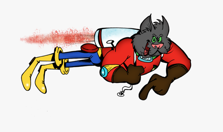 Ac Rocket-pack By Granitoons - Cartoon, Transparent Clipart