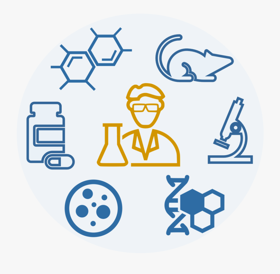 Scientist Icon, Transparent Clipart