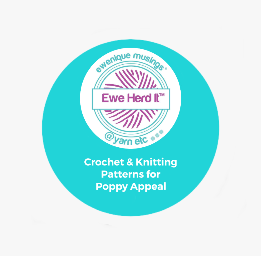 Crochet & Knitting Patterns Fo Poppy Appeal - Yarn, Transparent Clipart