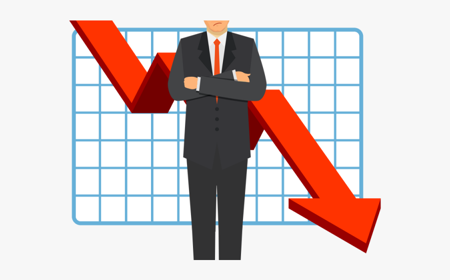 Economy Cliparts - Upward And Downward Graph, Transparent Clipart