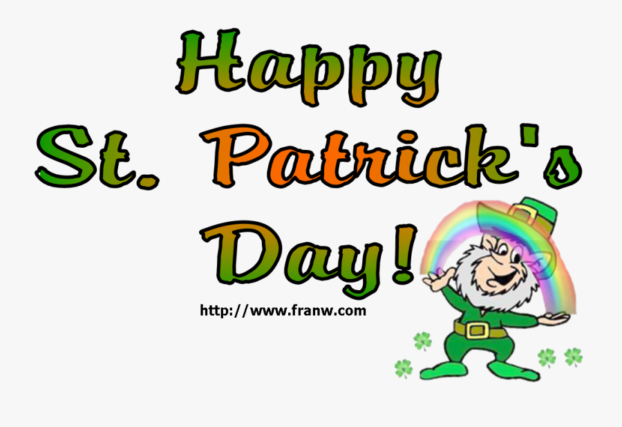 Leprechaun Rainbow, Transparent Clipart