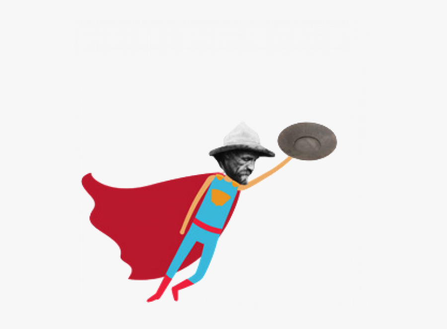 59er - Superhero, Transparent Clipart