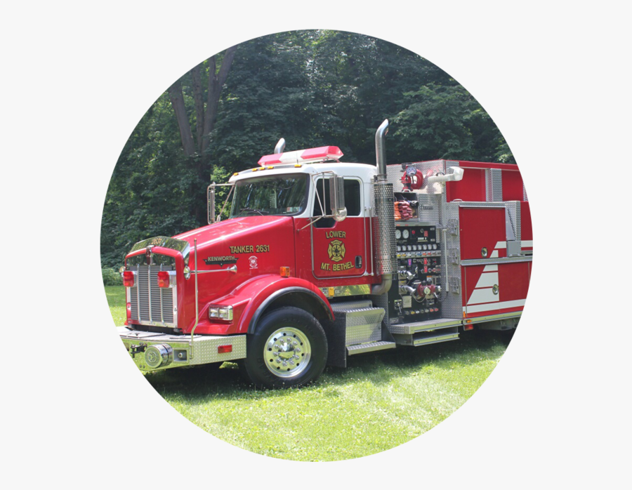 Lower Mt Bethel Sandt"s Eddy Fire Company - Trailer Truck, Transparent Clipart