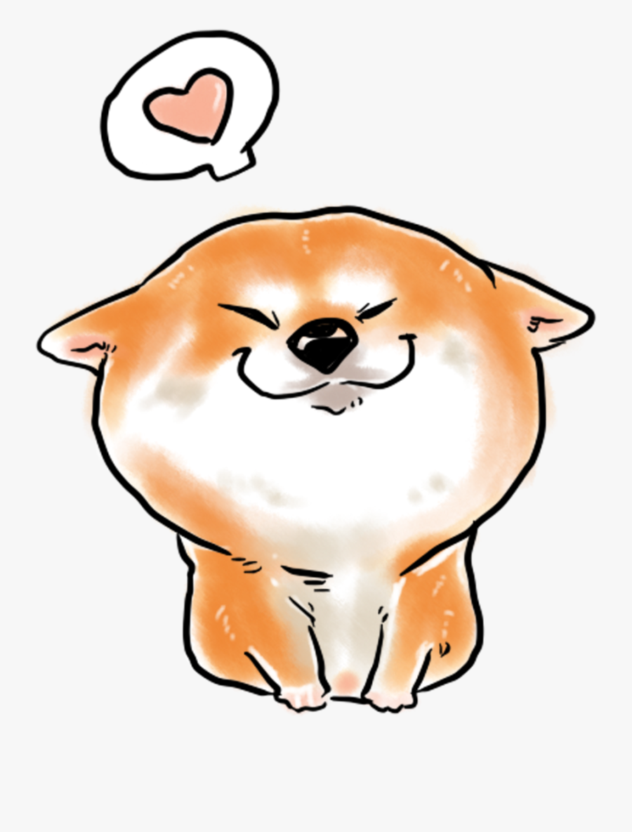 Transparent Cute Dog Face Clipart - รูป หมา ชิ บะ การ์ตูน, Transparent Clipart