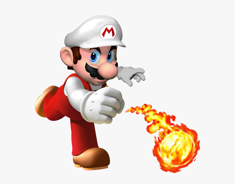 Svg Free Download Transparent Fireball Mario - Mario Party Ds Mario, Transparent Clipart