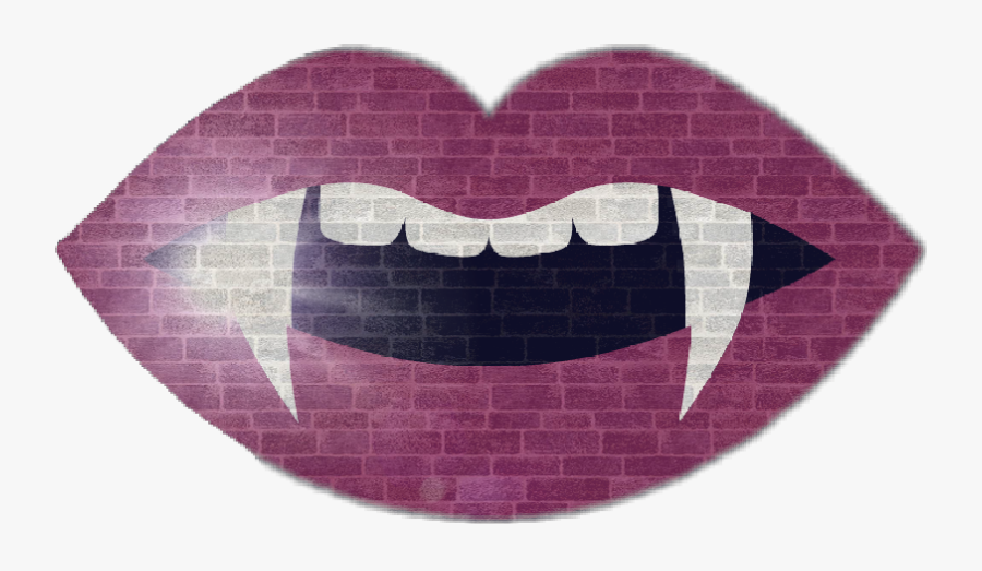Ftevampirefangs Fangs Vampire Vampires Vampirebite - Batman, Transparent Clipart