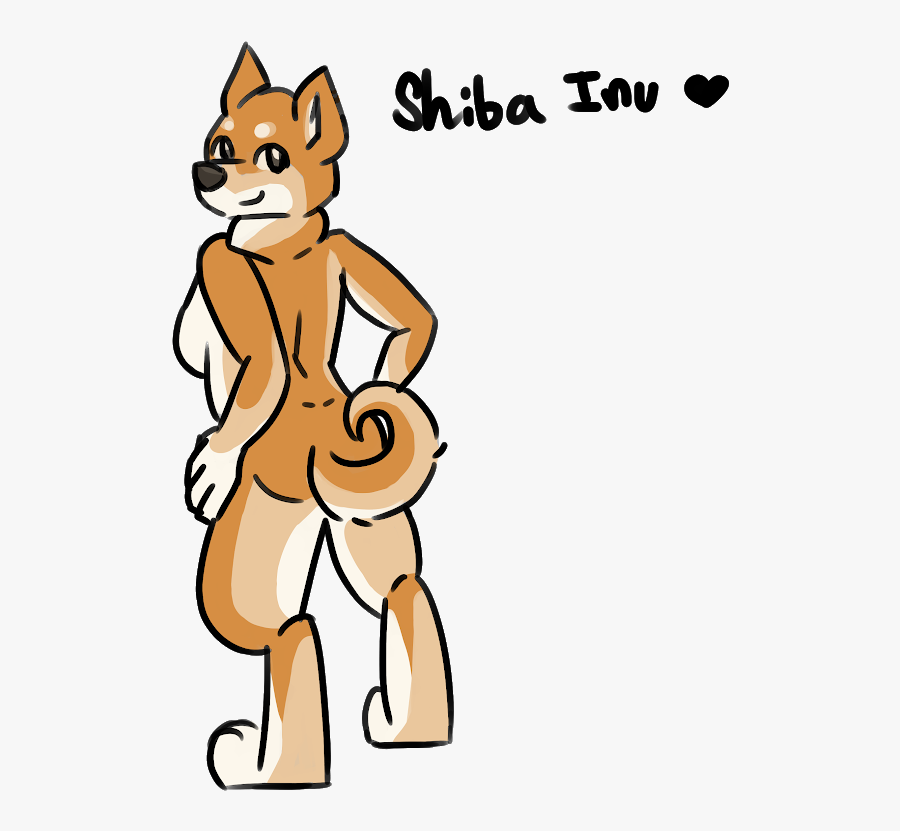 Shiba Inu - Cartoon, Transparent Clipart