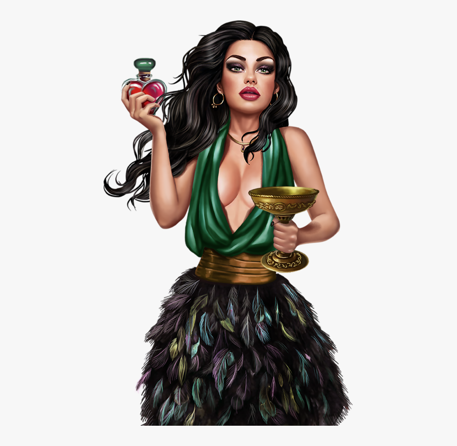 Sexy Witch Clipart, Transparent Clipart